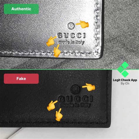 how to tell if a gucci wallets fake|gucci wallet clearance.